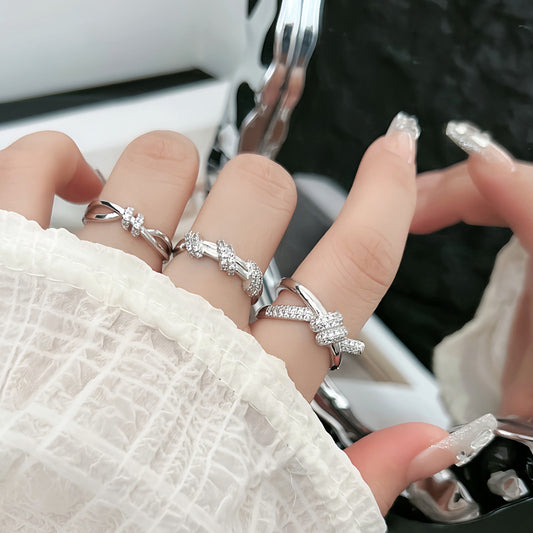 Simple Opening Female Cold Style Fashion Exquisite Rings