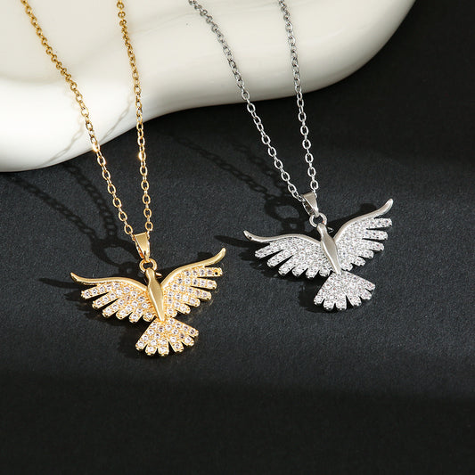 Light Luxury Titanium Steel Female Phoenix Pendants