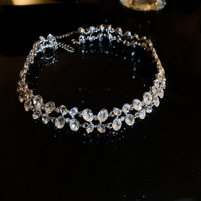 Drop Light Luxury Minority Clavicle Chain Palace Style Earrings