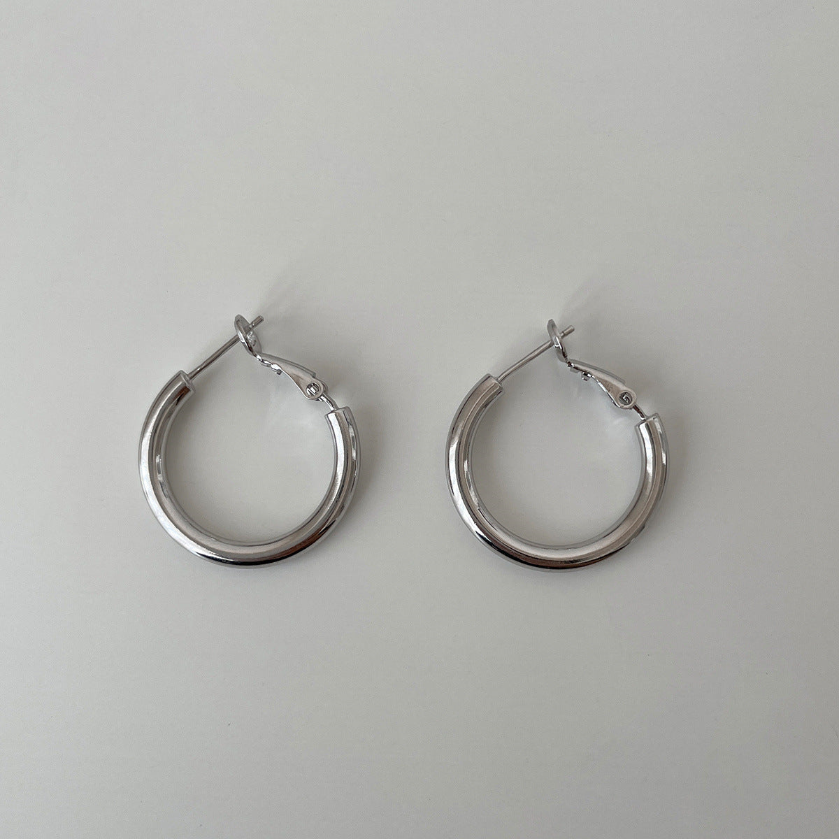 Sier Needle Simple Female Korean Style Earrings