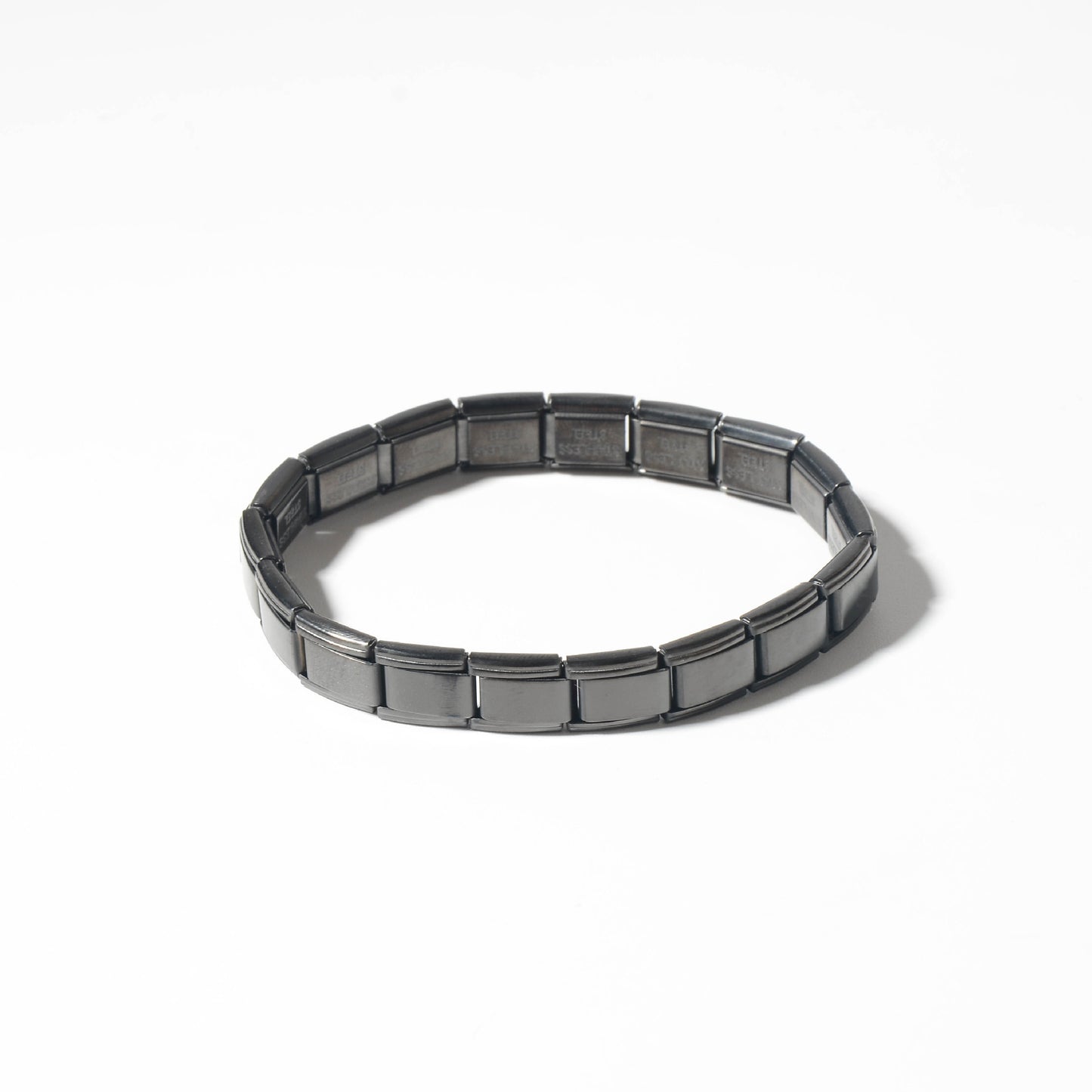 Italian Module Plant Pattern Titanium Steel Bracelets