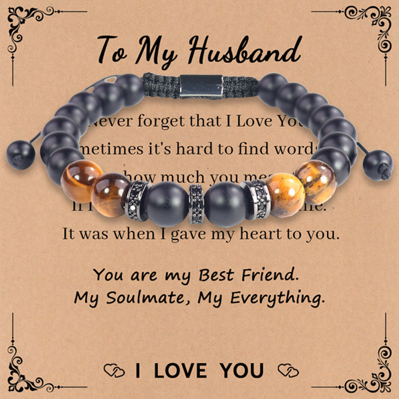 Christmas Gift Hand-woven For Son Husband Boyfriend Bracelets