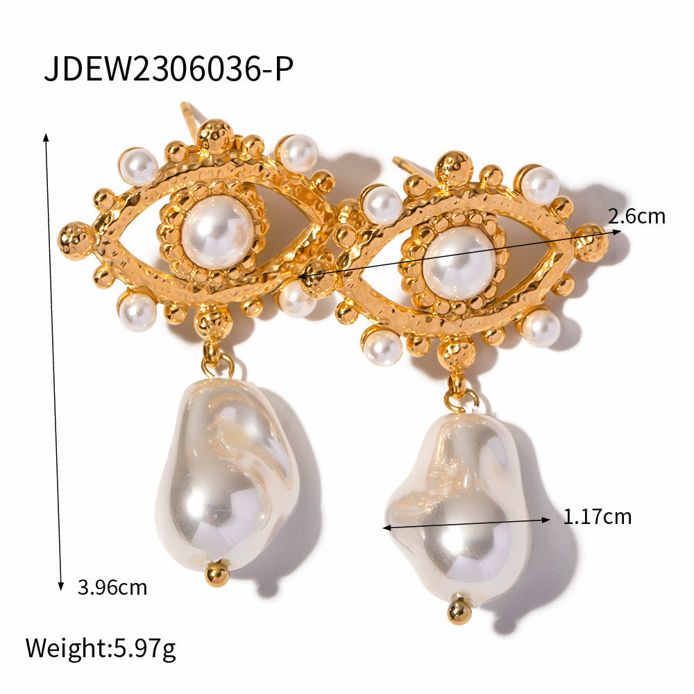 Women's Inlaid Devil's Eye Flower Love Combination Rings