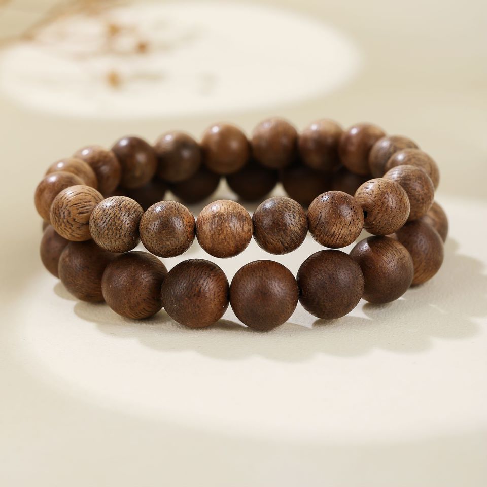 Women's & Men's Nan Agilawood Cultural Artifact Prayer Sandalwood Bracelets