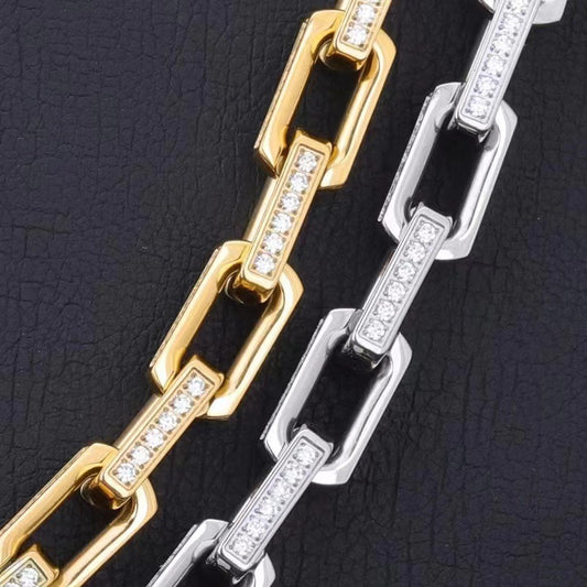 Men's Hip Hop Niche Design Bamboo Trendy Thick Necklaces