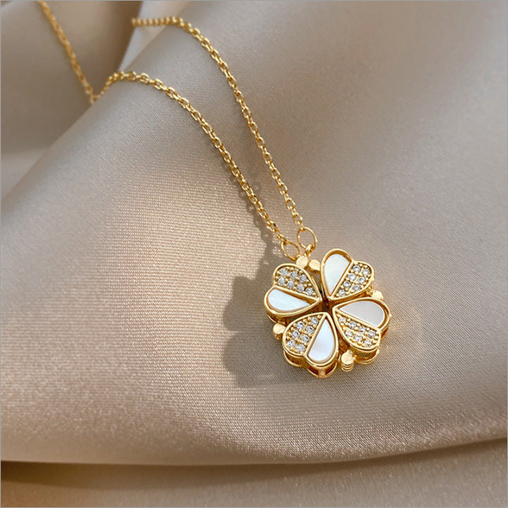 Luxury Fashion High-grade Four-leaf Clover Beautiful All Match Necklaces