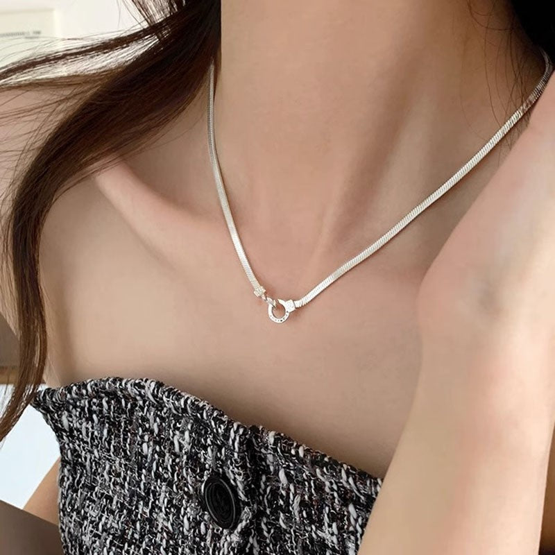 Women's Style Sier Fashion Simplicity Retro Elegant Necklaces