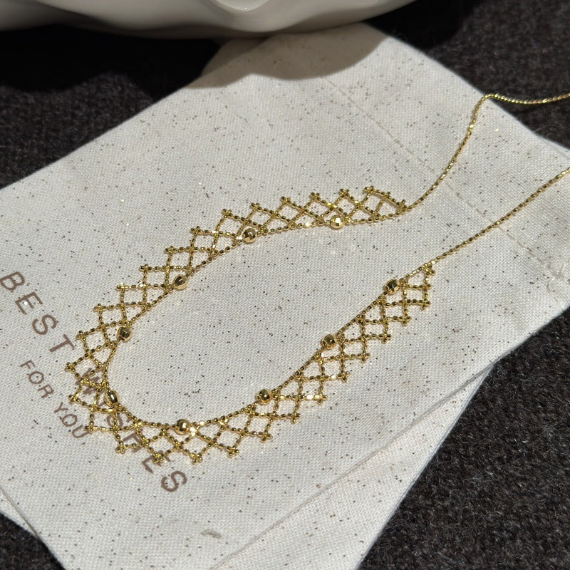 Sterling Sier Italian Craft Lace Design Necklaces