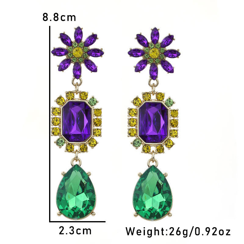 Gutt Mardi Glass Music Carnival Super Earrings