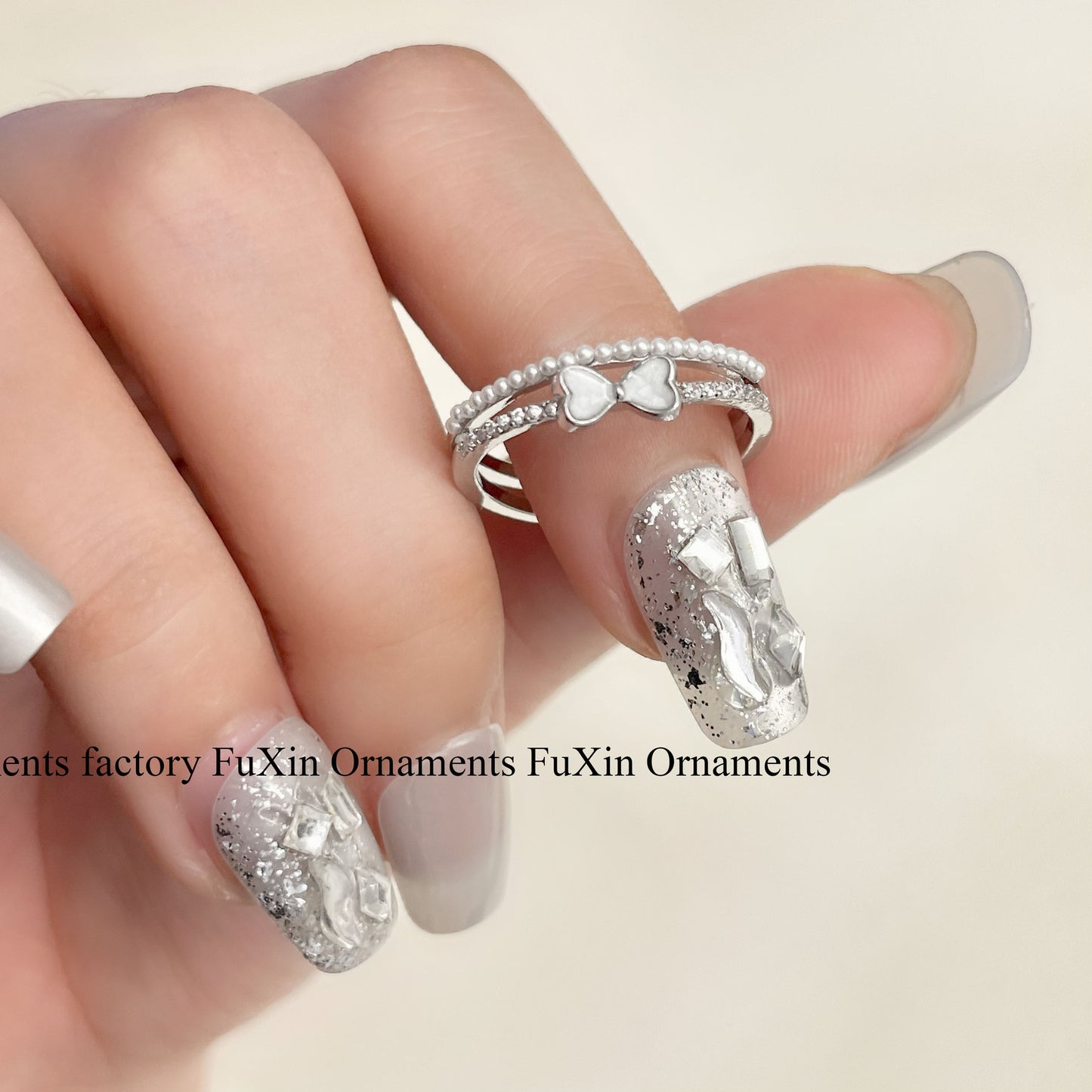 Open-end Female Design Delicate Super Shining Rings