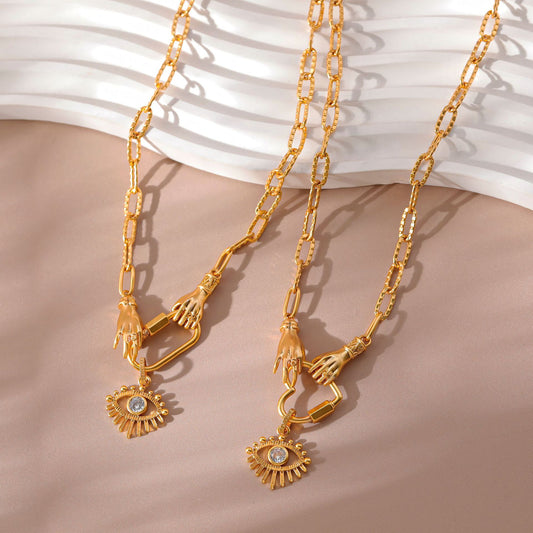 Devil's Eye Zircon Minority Light Luxury High-grade Clavicle Necklaces
