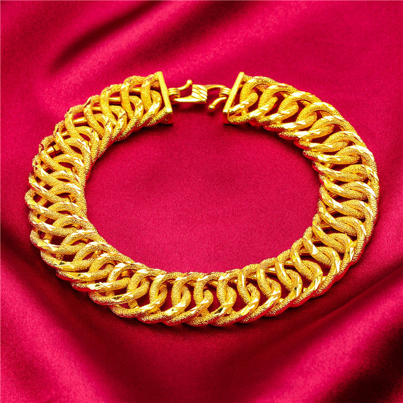 Men's Vietnam Placer Gold Accessories Jewellery Bracelets