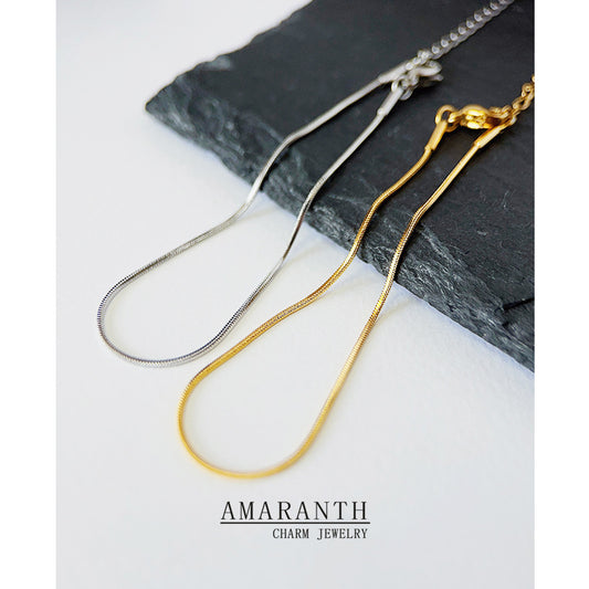 Women's Fine Snake Bone Nude Chain Simple Titanium Bracelets