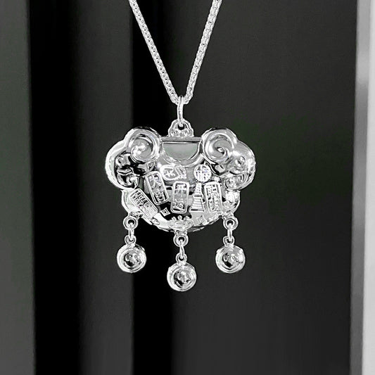 Of Good Safety Pure Sier Bag Necklaces
