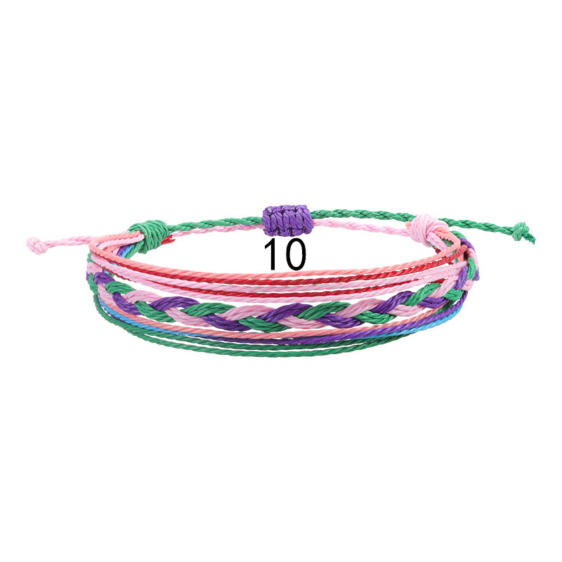 Woven Hand Strap Bohemian Style Twist Bracelets