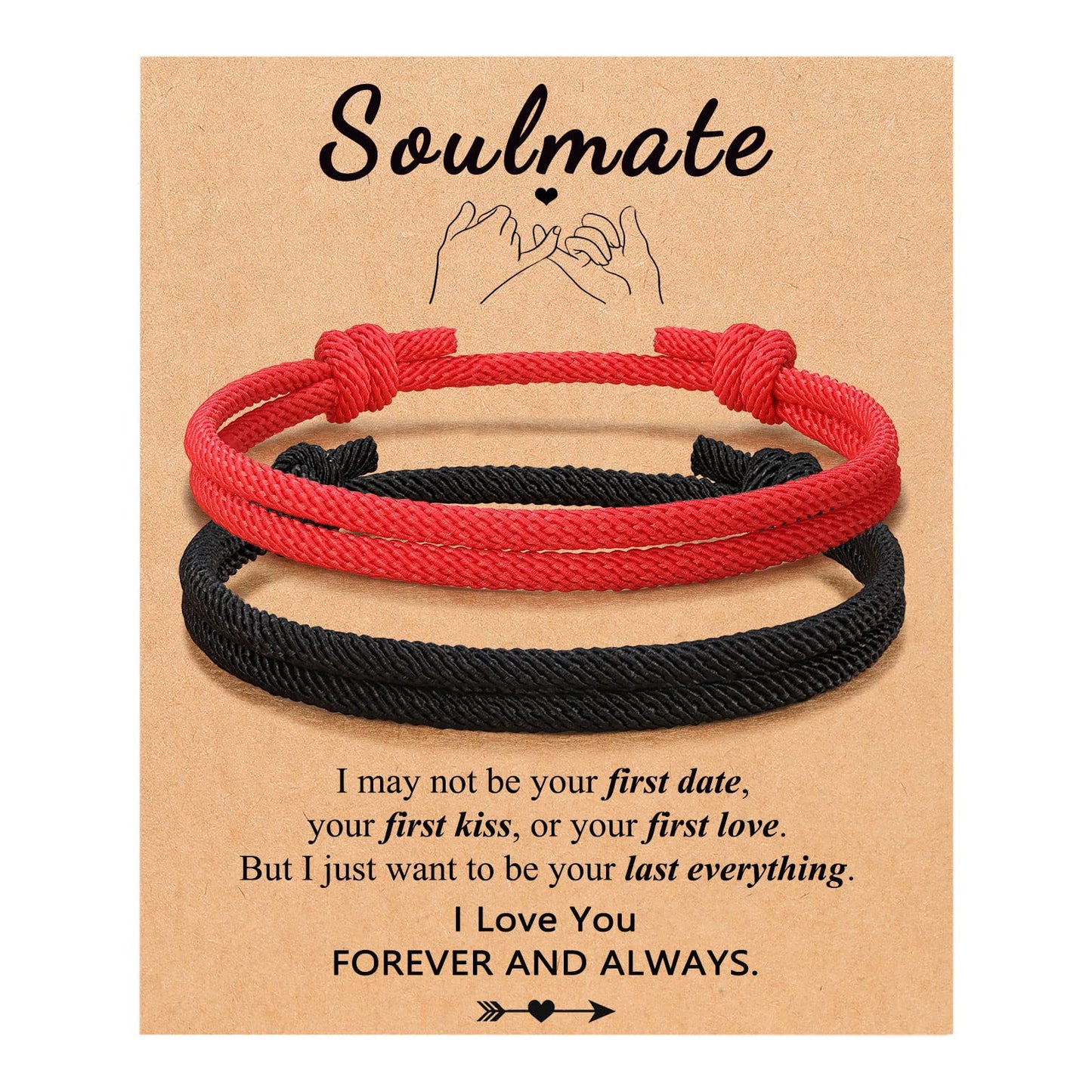 Strap Soul Mate Couple Valentine's Day Birthday Gift Bracelets