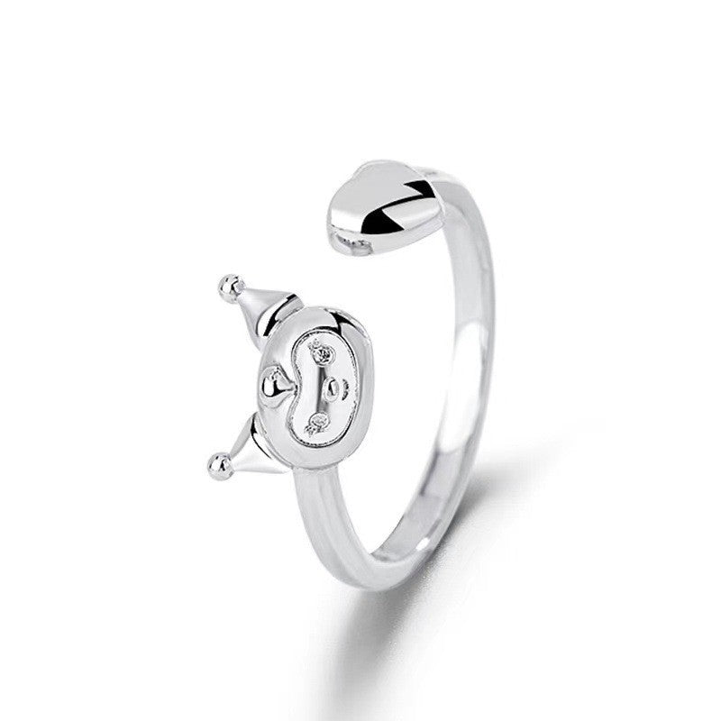 Clow Couple Girlfriends Adjustable Gifts For Rings