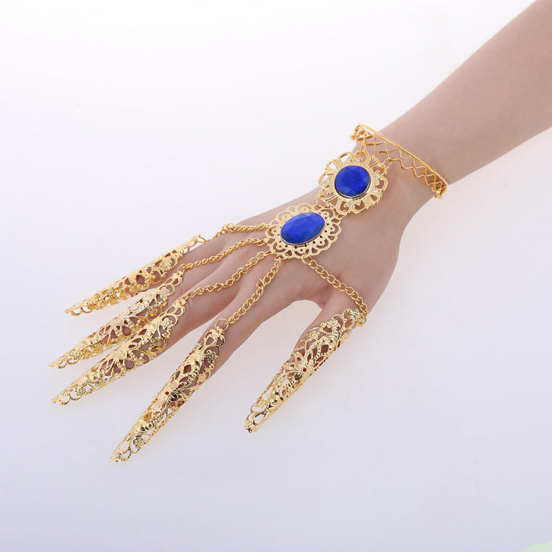 Women's Props Golden Young Of India Nails Rings