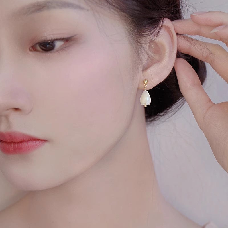 An Female Mori Style Sense Ear Clip Light Luxury Earrings