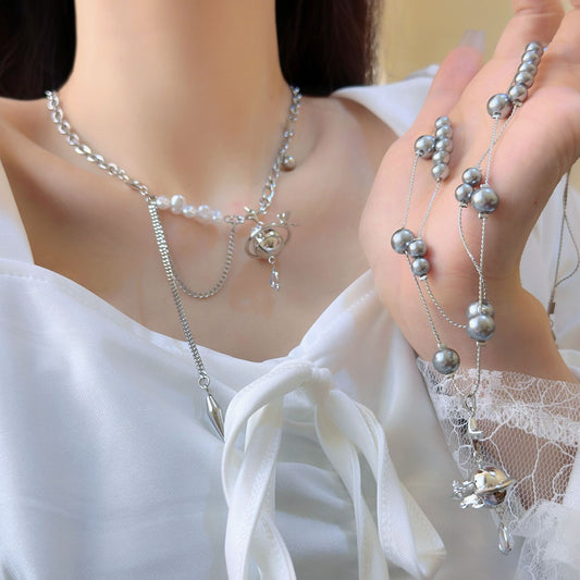 Clavicle Chain Female Niche Starry Asymmetric Special Necklaces