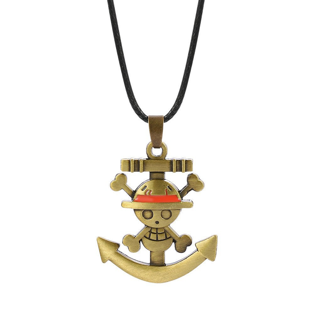 Cartoon One Piece Anime Super Burning Necklaces