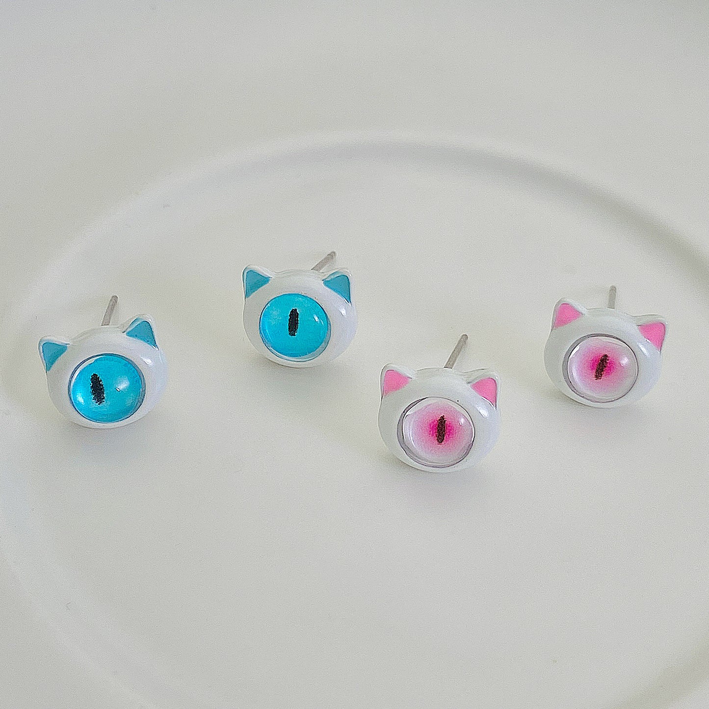 Monster Cat Eye Female Cartoon Cute Earrings