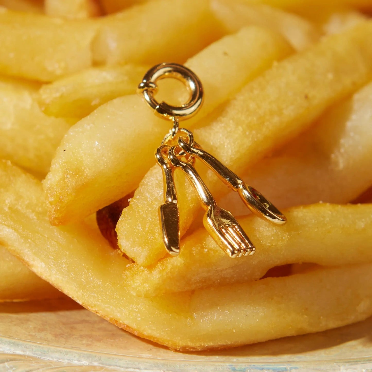 Series Camera Stainless Steel Vacuum Electroplating Gold Pendants