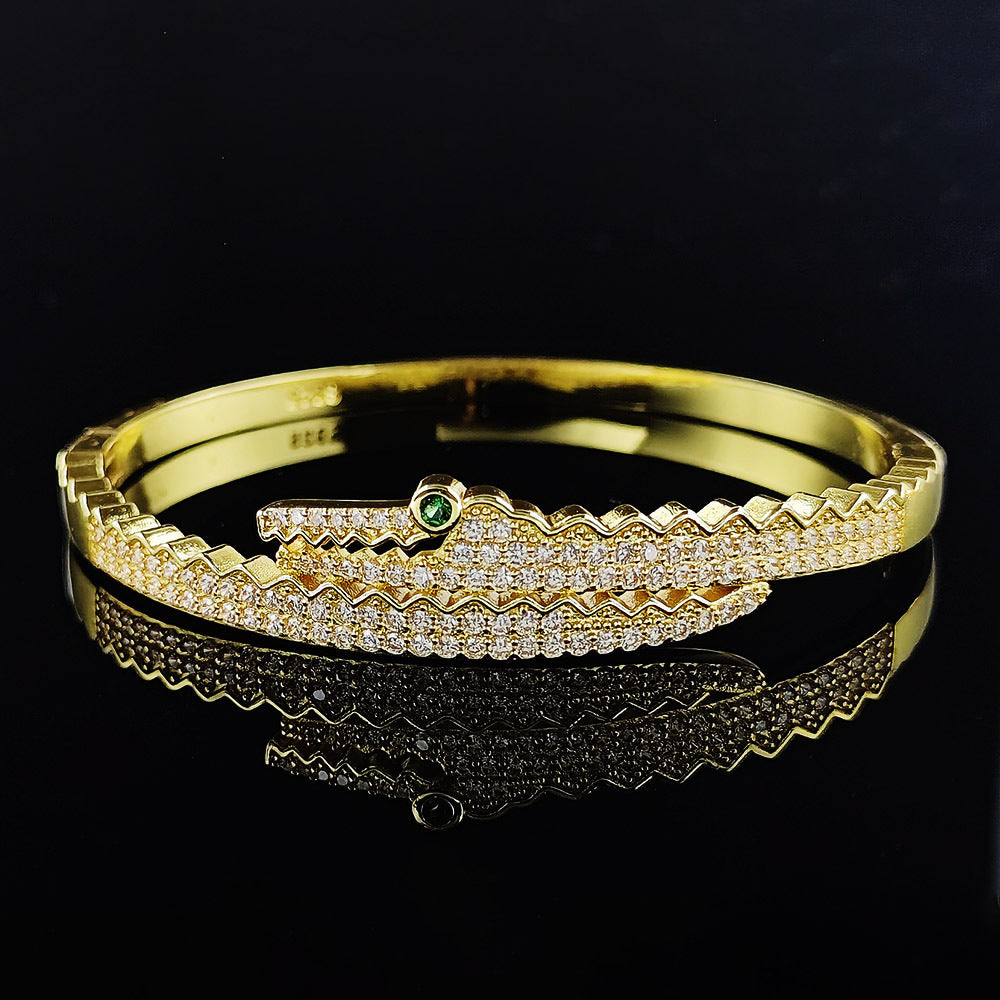 Irregular Opening Adjustable Personality Light Luxury Design Bracelet