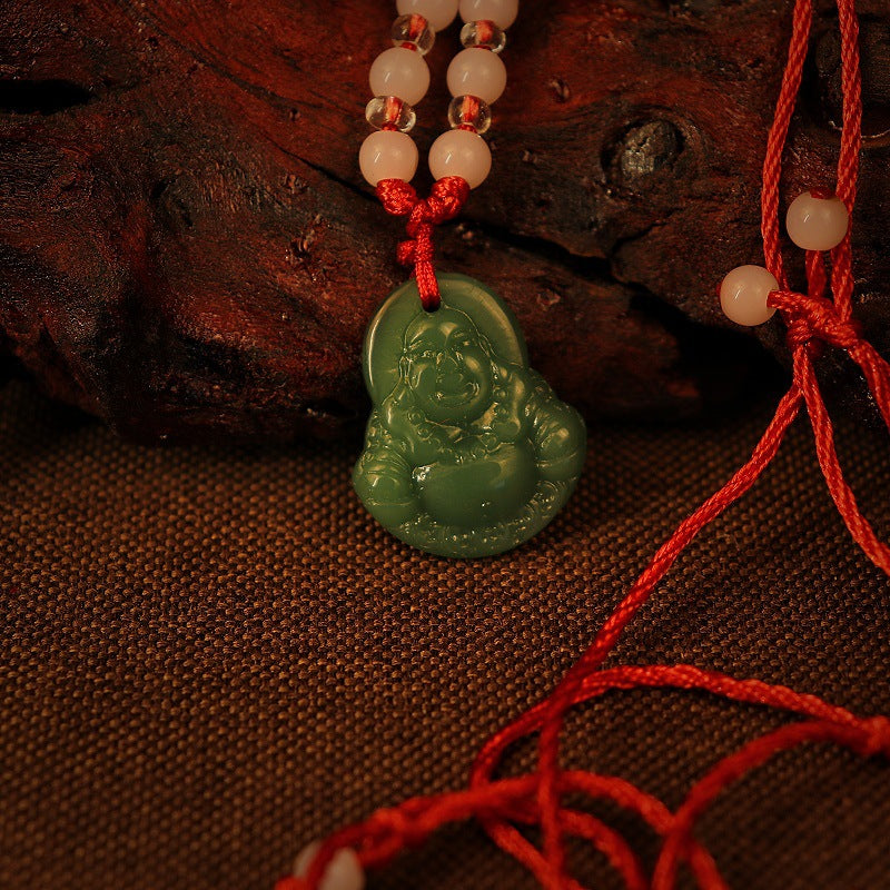Red Rope Jade Personality Couple Imitation Pendants