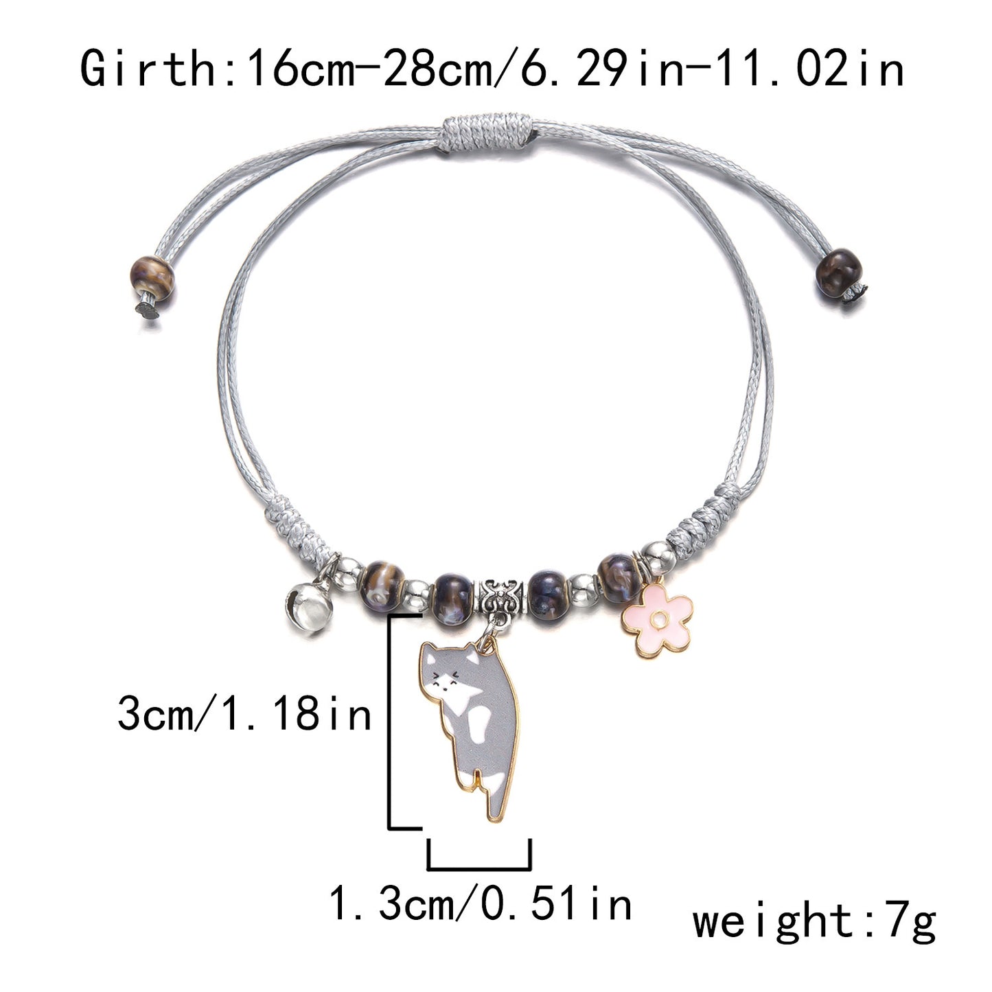 Fashion Cartoon Cat Design Sense Simple Bracelets