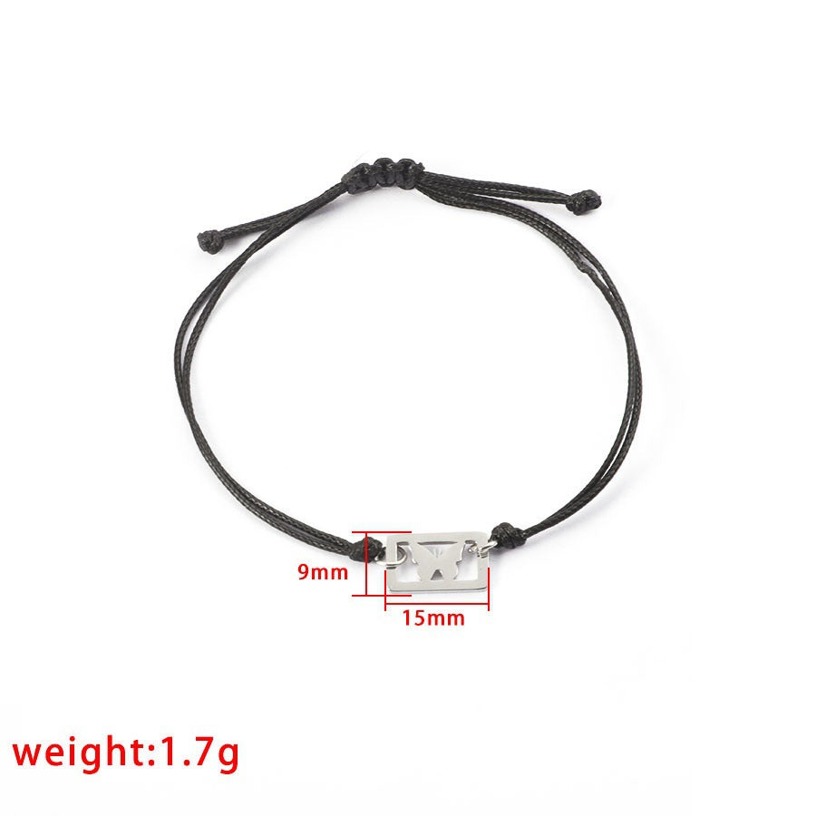 Butterfly Dog's Paw Cactus Cross Woven Bracelets