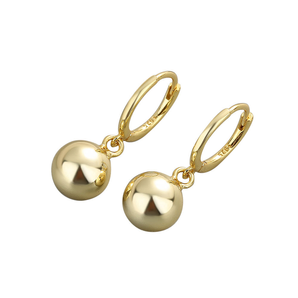 Exquisite Ball Ear Clip Ornament Style Earrings