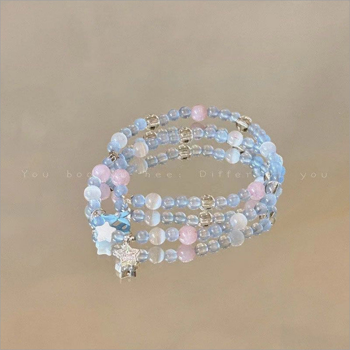 Women's Chinese Style For Design Fashion Colored Glaze Bracelets