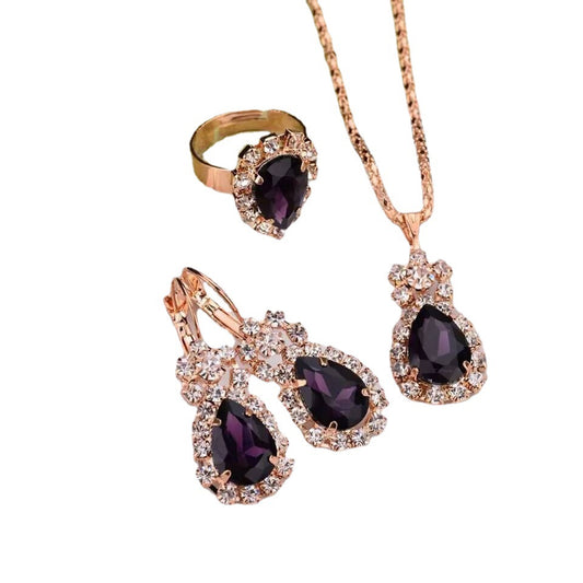 Jewelry Set Fashion Bridal Decoration Color Necklaces