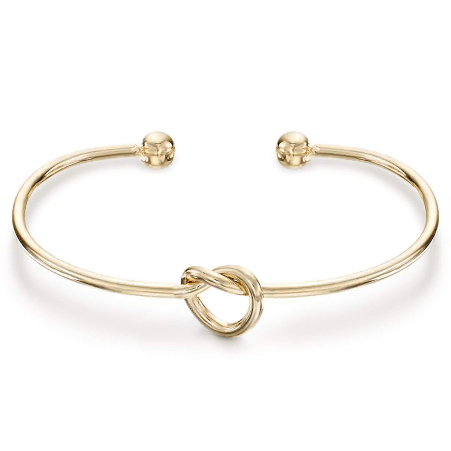 Simple Heart Cross Open Mouth Rose Gold Bracelet