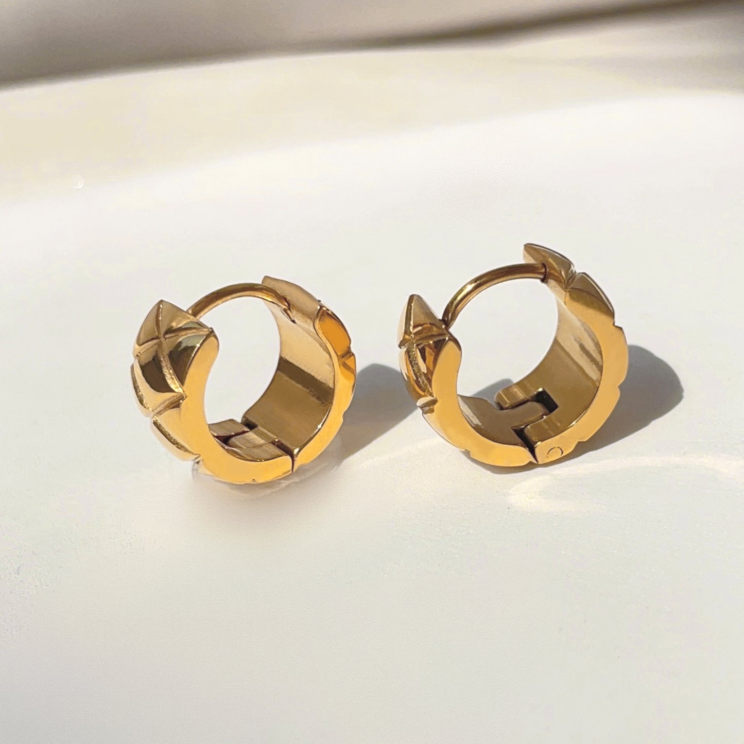 Round Female Design Light Luxury Simple Earrings