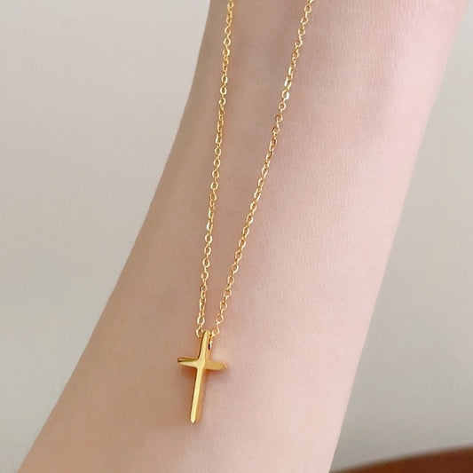 Titanium Steel Cross Fashion Simple Niche Necklaces