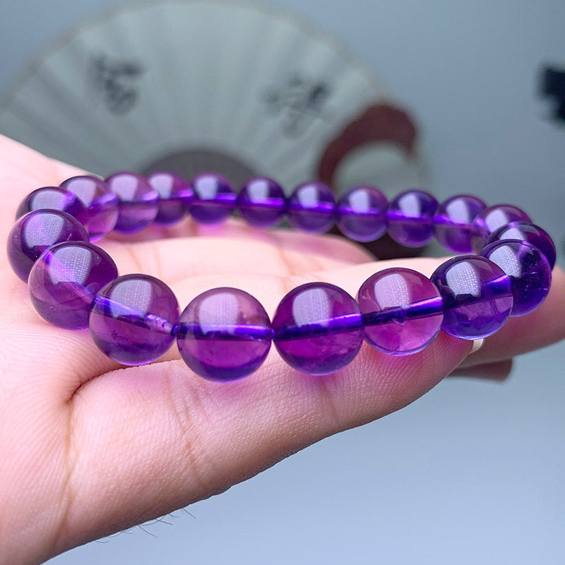 Natural Amethyst Uruguay Thick Purple Fashion Bracelets