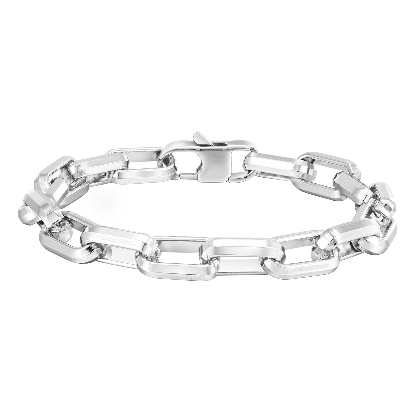 Accessories Stainless Steel Simple Square Chain Bracelets