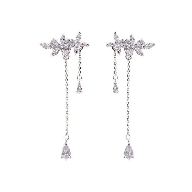 Tassel Korean Style Fairy Temperamental Long Earrings