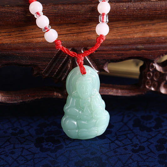 Red Rope Jade Personality Couple Imitation Pendants