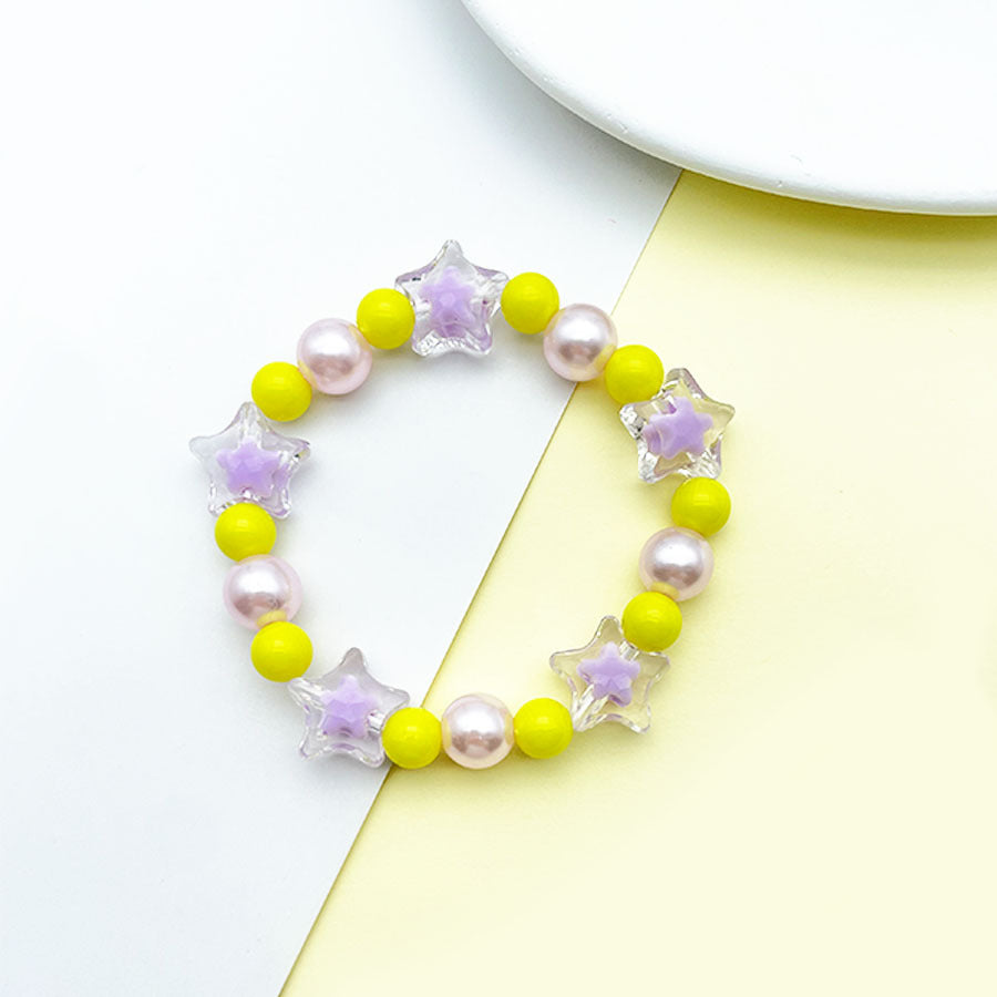 Children's Dopamine Crystal String Beads Cute Jewellery Bracelets