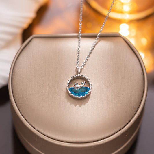 Women's Light Luxury Temperament Gorgeous Full Diamond Necklaces