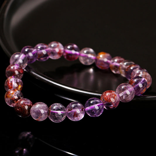 Natural Purple Ghost Stone High Sense Crystal Bracelets