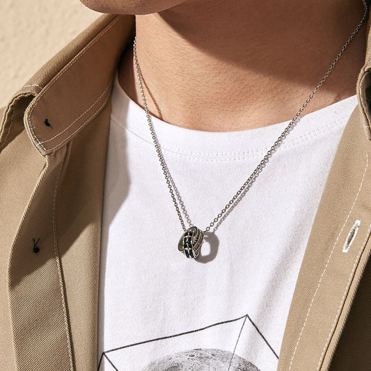 Men's Fashion Ornament Design Boys Hip Hop Necklaces