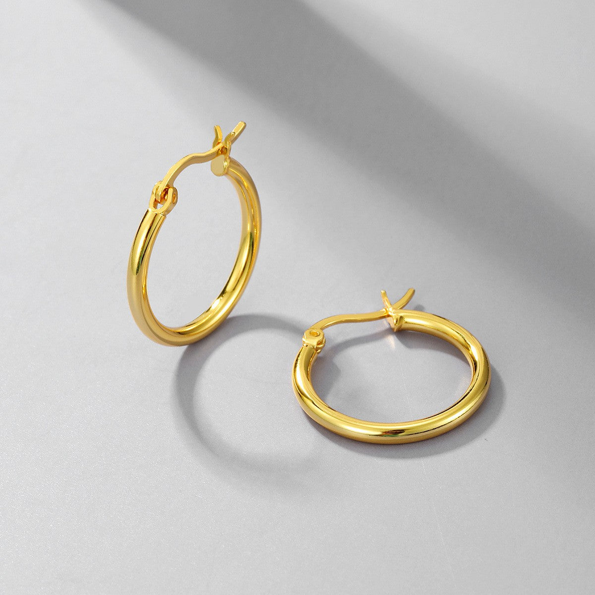 Stainless Steel Titanium Simple Small Classic Earrings