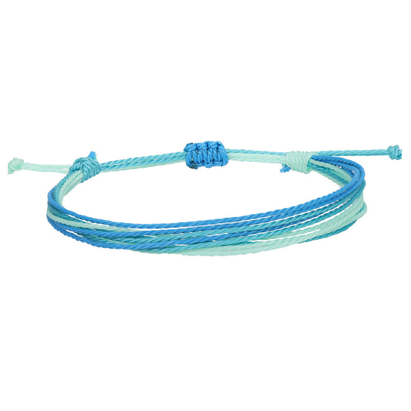 Bohemian Style Waterproof Wax Line Woven Bracelets