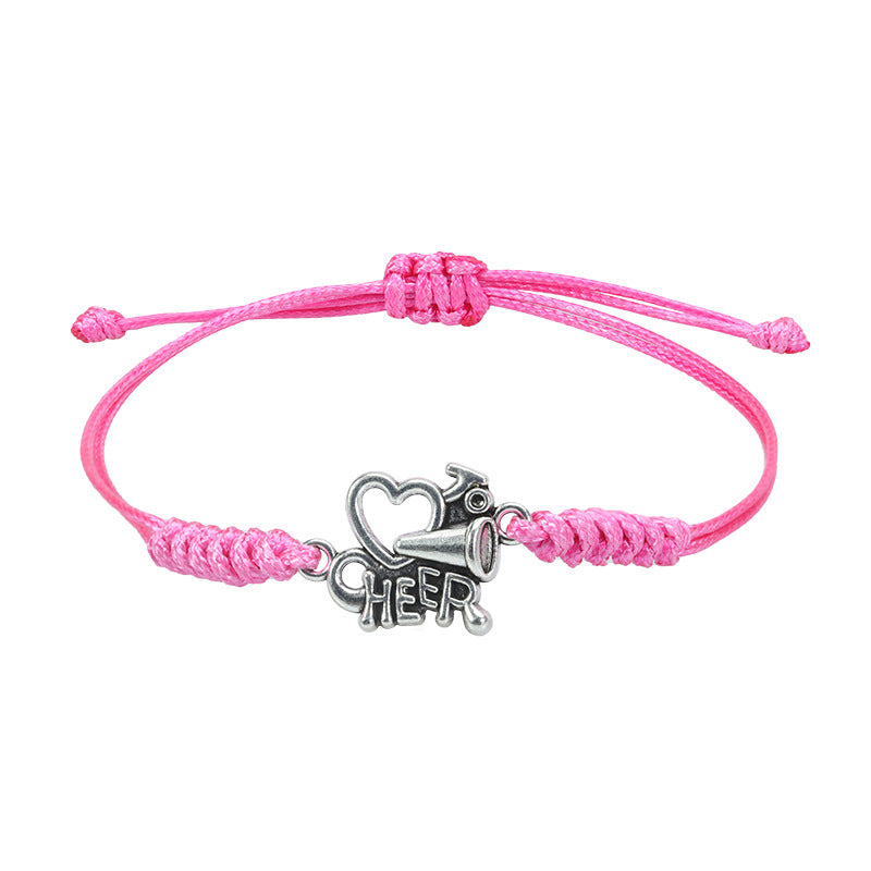 Cheerleading Sports Cheer Wax Line Textile Bracelets