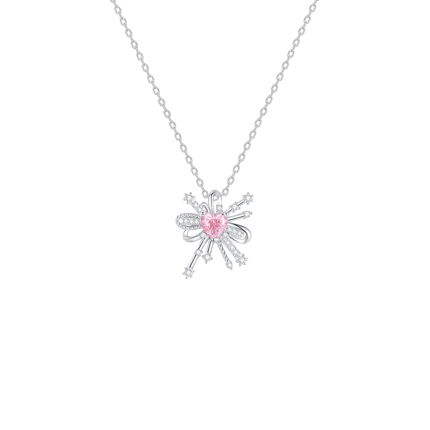 Design Sterling Sier Ice Flower Cut Necklaces