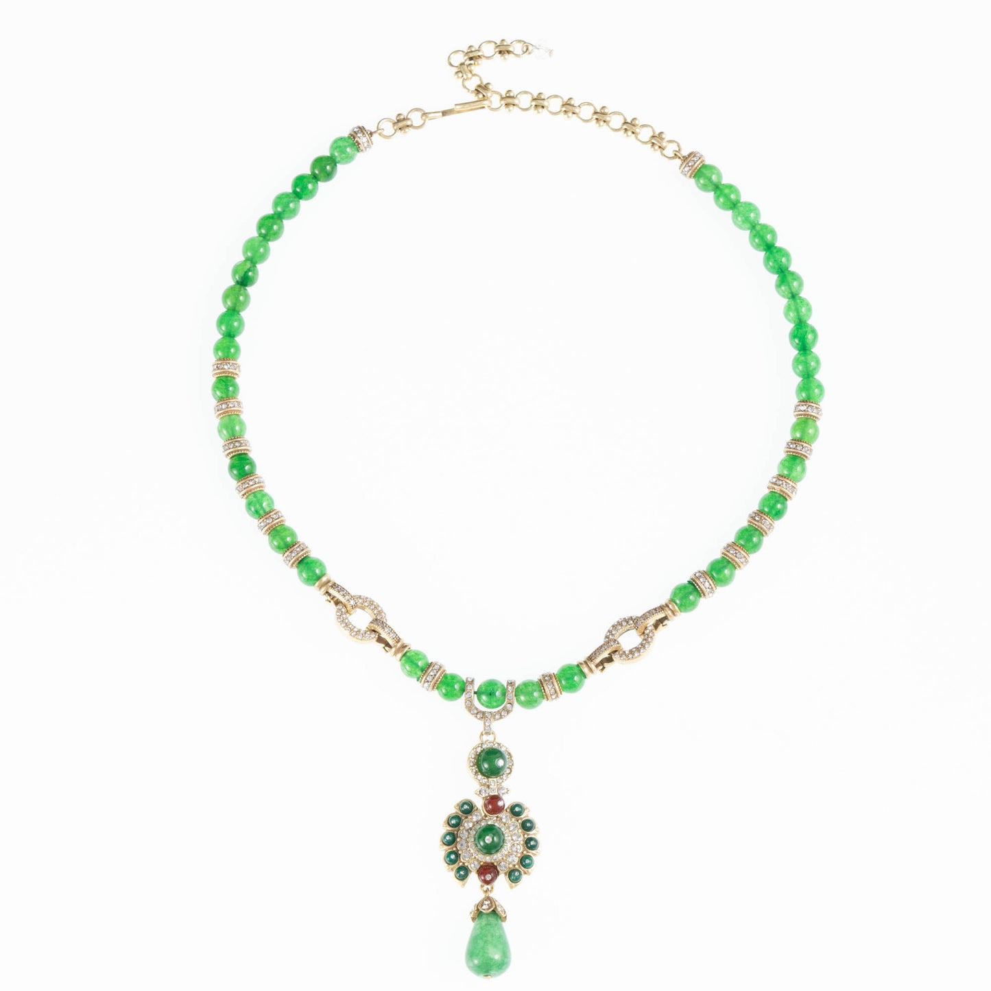Women's Western Temperament Niche Design Collection Glass Necklaces